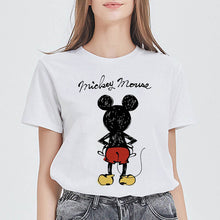 Load image into Gallery viewer, New Arrivals Spring Women футболка женская Tshirt Round Collar Punk T Shirt Top Tee Funny Versatile Summer Clothes T-shirts