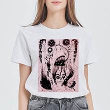 Load image into Gallery viewer, New Arrivals Spring Women футболка женская Tshirt Round Collar Punk T Shirt Top Tee Funny Versatile Summer Clothes T-shirts