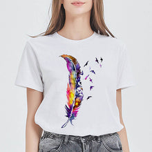Load image into Gallery viewer, New Arrivals Spring Women футболка женская Tshirt Round Collar Punk T Shirt Top Tee Funny Versatile Summer Clothes T-shirts