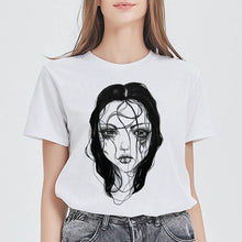 Load image into Gallery viewer, New Arrivals Spring Women футболка женская Tshirt Round Collar Punk T Shirt Top Tee Funny Versatile Summer Clothes T-shirts
