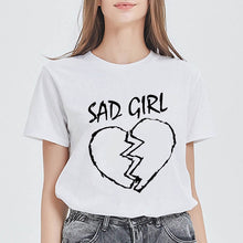 Load image into Gallery viewer, New Arrivals Spring Women футболка женская Tshirt Round Collar Punk T Shirt Top Tee Funny Versatile Summer Clothes T-shirts