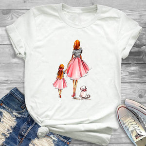 Women Shirt Ladies Female T Womens Mom Life Boy Girl Cute Fashion T-shirt Graphic Short Sleeve Summer Printed Top Tshirt