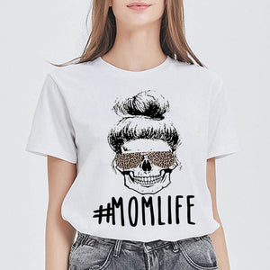 New Arrivals Spring Women футболка женская Tshirt Round Collar Punk T Shirt Top Tee Funny Versatile Summer Clothes T-shirts