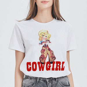 New Arrivals Spring Women футболка женская Tshirt Round Collar Punk T Shirt Top Tee Funny Versatile Summer Clothes T-shirts